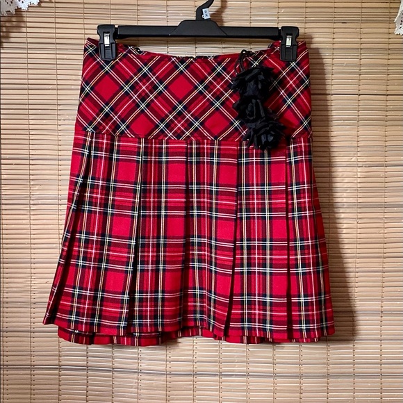 🥀🎄TRIPP NWT pleated plaid schoolgirl skirt, goth, emo 🖤, punk, plus size - Picture 6 of 16